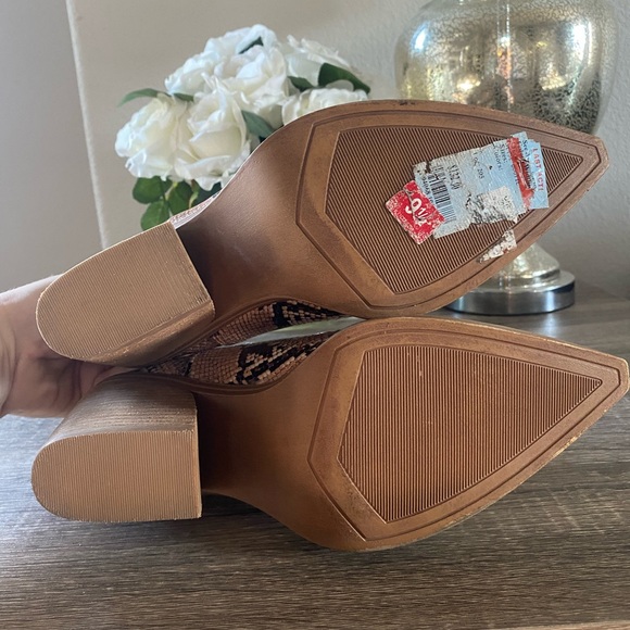 Steve Madden Snake Print Booties - Picture 5 of 8